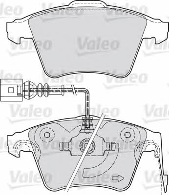 Valeo 598940 Brake Pad Set, disc brake 598940