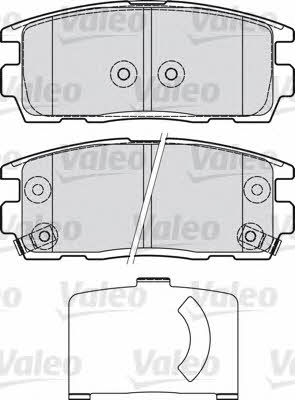 Valeo 598941 Brake Pad Set, disc brake 598941