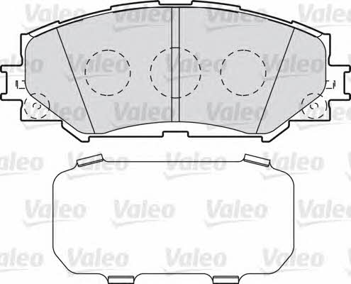 Valeo 598943 Brake Pad Set, disc brake 598943
