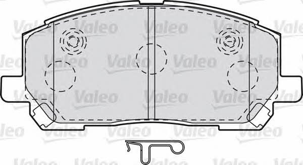 Valeo 598944 Brake Pad Set, disc brake 598944
