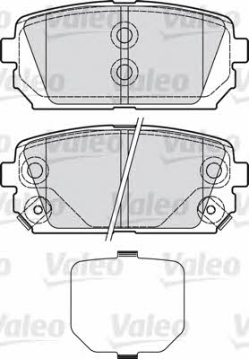 Valeo 598945 Brake Pad Set, disc brake 598945
