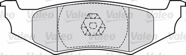 Valeo 598965 Brake Pad Set, disc brake 598965