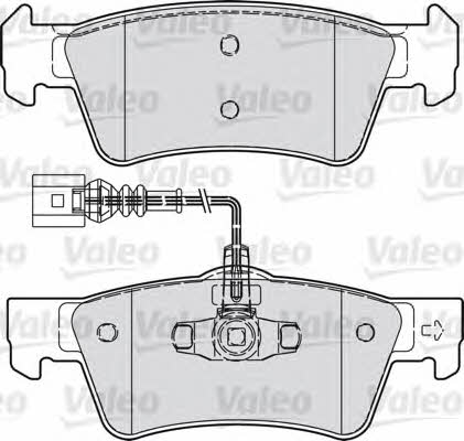 Valeo 598967 Brake Pad Set, disc brake 598967