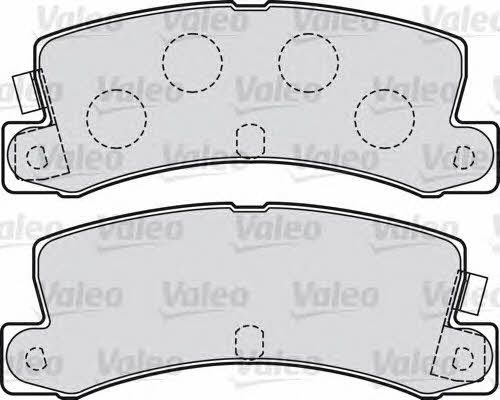 Valeo 598984 Brake Pad Set, disc brake 598984