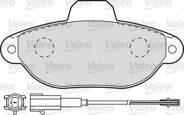 Valeo 598987 Brake Pad Set, disc brake 598987