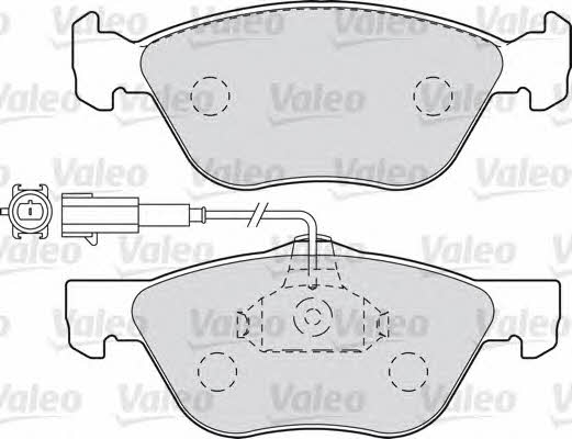Valeo 598990 Brake Pad Set, disc brake 598990