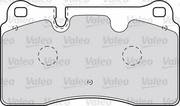 Valeo 598994 Brake Pad Set, disc brake 598994