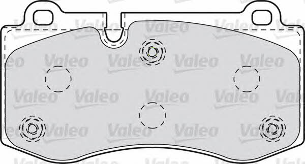 Valeo 598995 Brake Pad Set, disc brake 598995