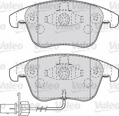 Valeo 598996 Brake Pad Set, disc brake 598996