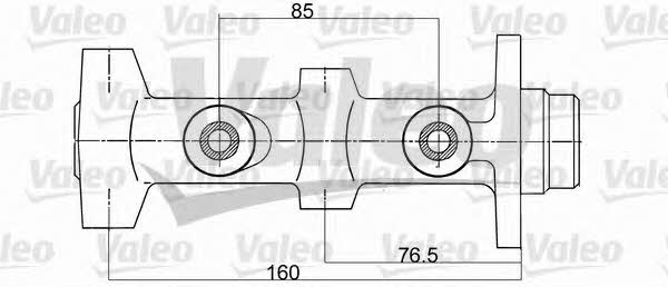 Valeo 350639 Brake Master Cylinder 350639