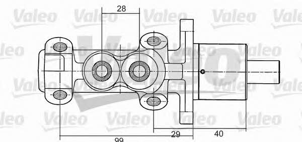 Valeo 350704 Brake Master Cylinder 350704