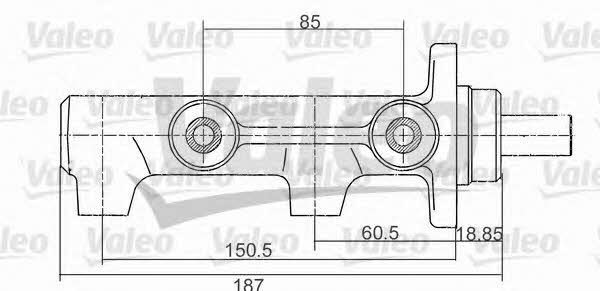 Valeo 350713 Brake Master Cylinder 350713