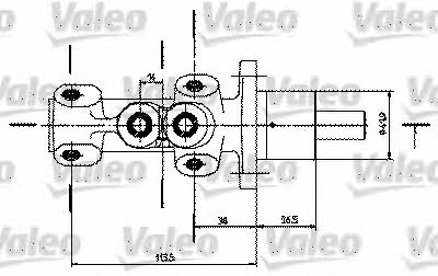 Valeo 350725 Brake Master Cylinder 350725