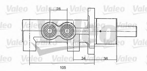 Valeo 350867 Brake Master Cylinder 350867