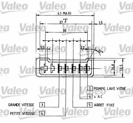 Valeo 251110 Stalk switch 251110