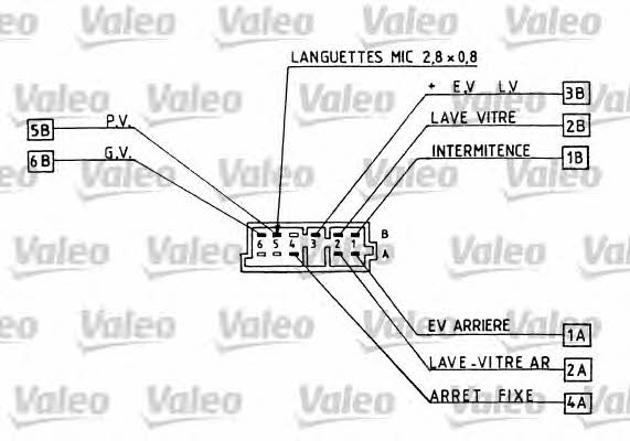 Valeo 251225 Steering Column Switch 251225