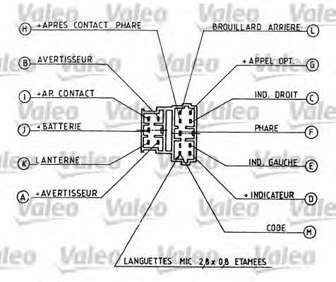 251267 Valeo Stalk switch