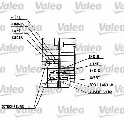 Valeo 251274 Stalk switch 251274