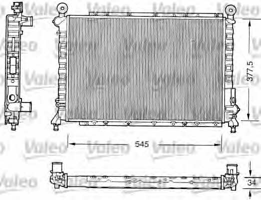 Valeo 731559 Radiator, engine cooling 731559