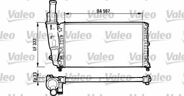 Valeo 731562 Radiator, engine cooling 731562