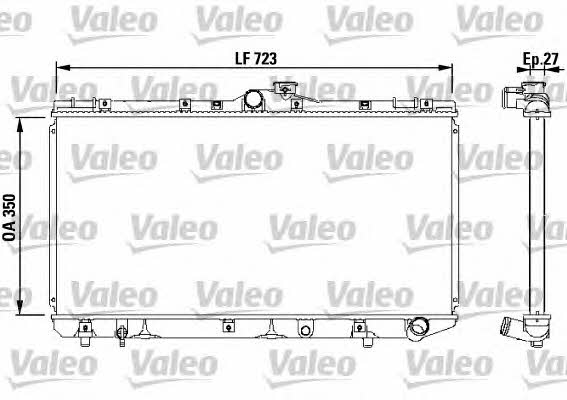 Valeo 731568 Radiator, engine cooling 731568