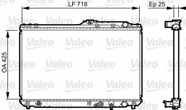 Valeo 731684 Radiator, engine cooling 731684