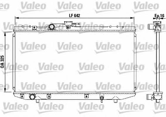 Valeo 731714 Radiator, engine cooling 731714