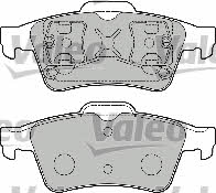 Valeo 601005 Brake Pad Set, disc brake 601005