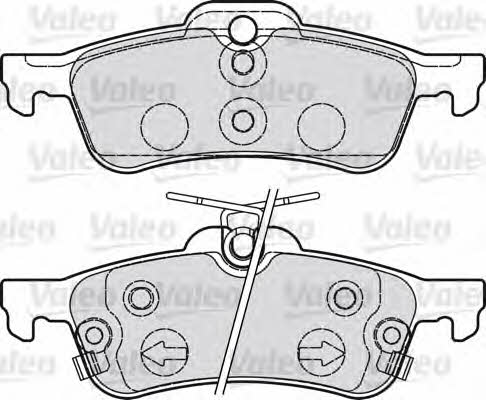 Valeo 601028 Brake Pad Set, disc brake 601028