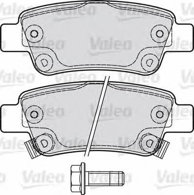 Valeo 601038 Brake Pad Set, disc brake 601038