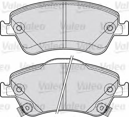 Valeo 601040 Brake Pad Set, disc brake 601040