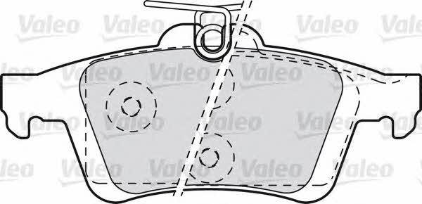 Valeo 601044 Brake Pad Set, disc brake 601044