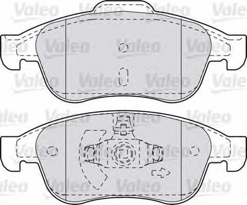 Valeo 601045 Brake Pad Set, disc brake 601045