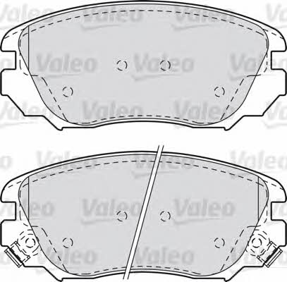 Valeo 601047 Brake Pad Set, disc brake 601047