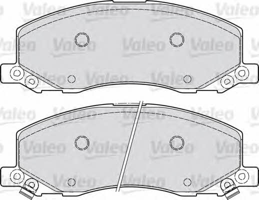 Valeo 601048 Brake Pad Set, disc brake 601048