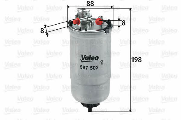 Valeo Fuel filter – price 60 PLN