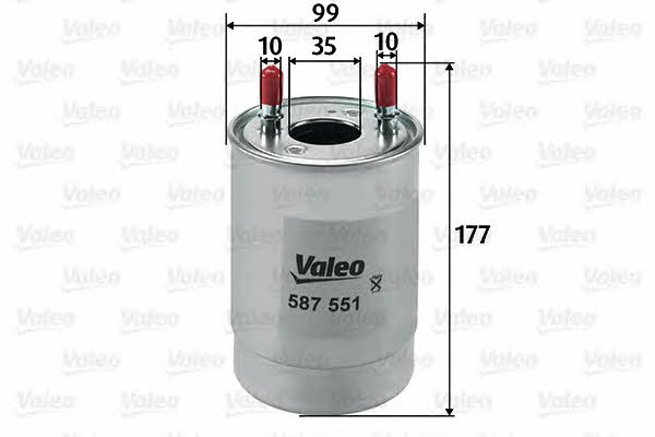 Valeo Fuel filter – price 123 PLN