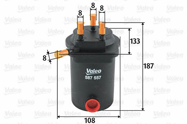 Valeo Fuel filter – price 115 PLN