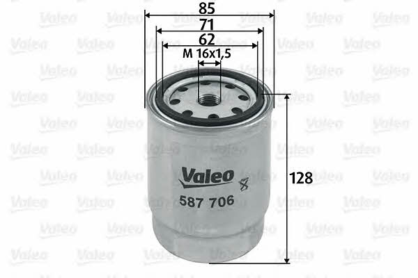 Fuel filter Valeo 587706