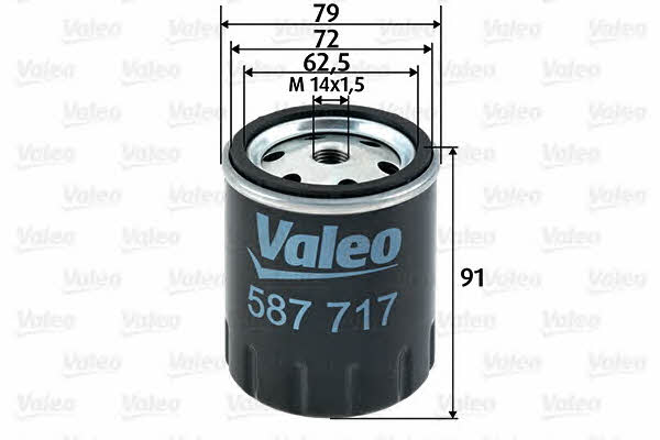 Fuel filter Valeo 587717
