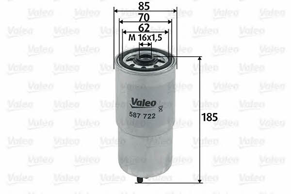 Fuel filter Valeo 587722