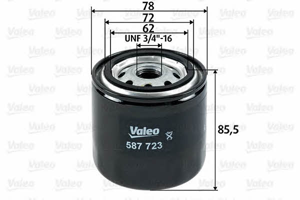 Fuel filter Valeo 587723