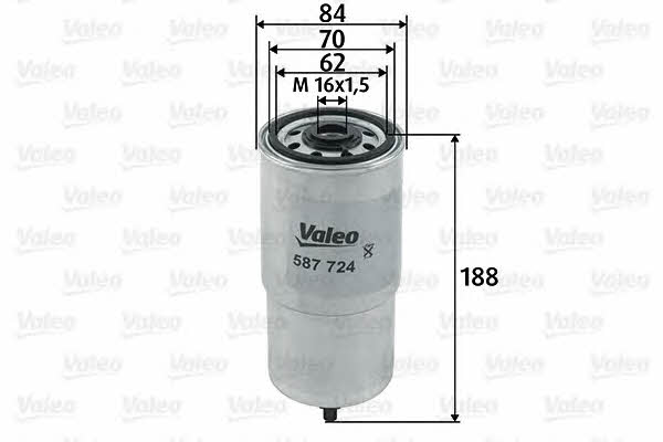 Fuel filter Valeo 587724
