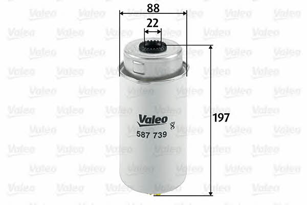Fuel filter Valeo 587739