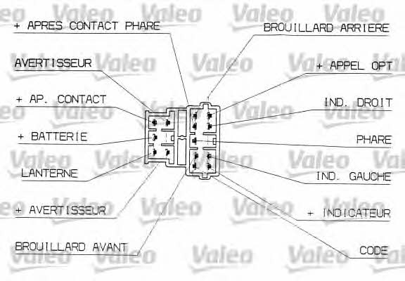 Stalk switch Valeo 251309
