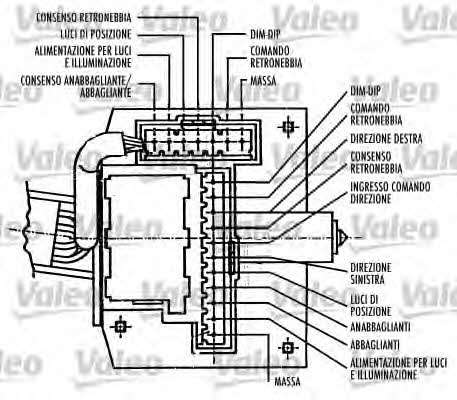 Valeo 251346 Stalk switch 251346