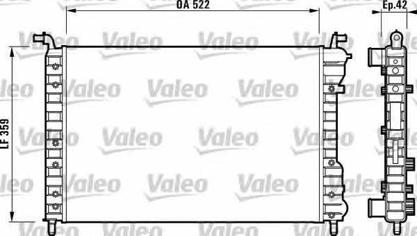 Valeo 732005 Radiator, engine cooling 732005