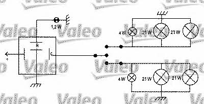 Valeo 641418 Direction indicator relay 641418