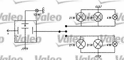 Valeo 641426 Direction indicator relay 641426