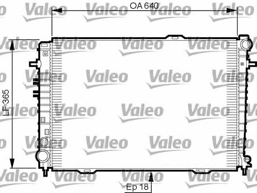 Valeo 735500 Radiator, engine cooling 735500